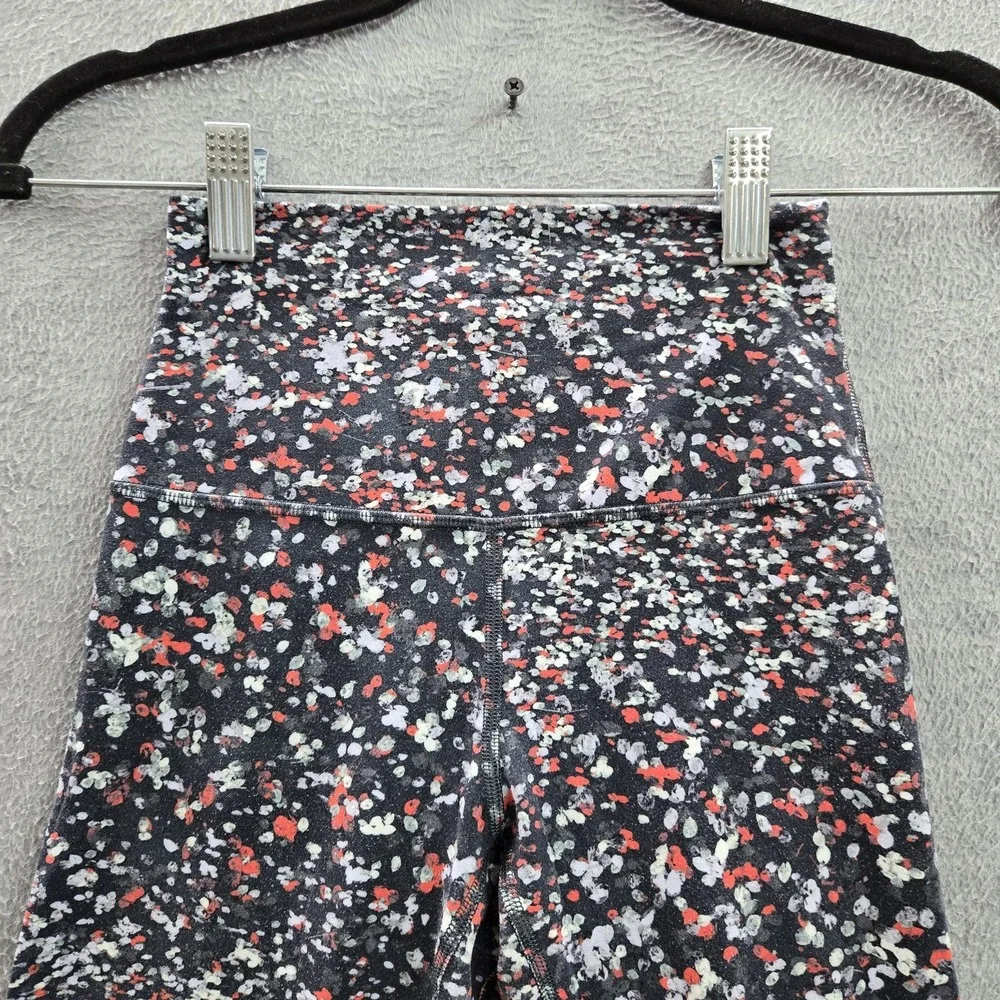 Lululemon‎ Women Activewear Pants 2 Black Align HR Legging Floral Yoga 22